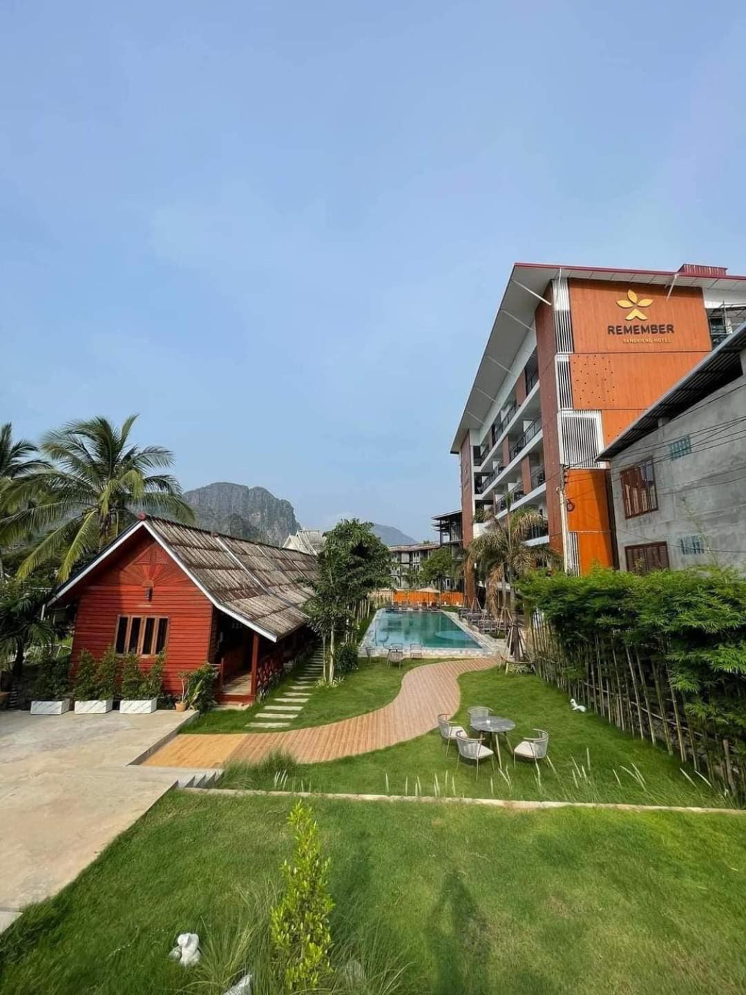 Vang Vieng Bungalows Eksteriør billede