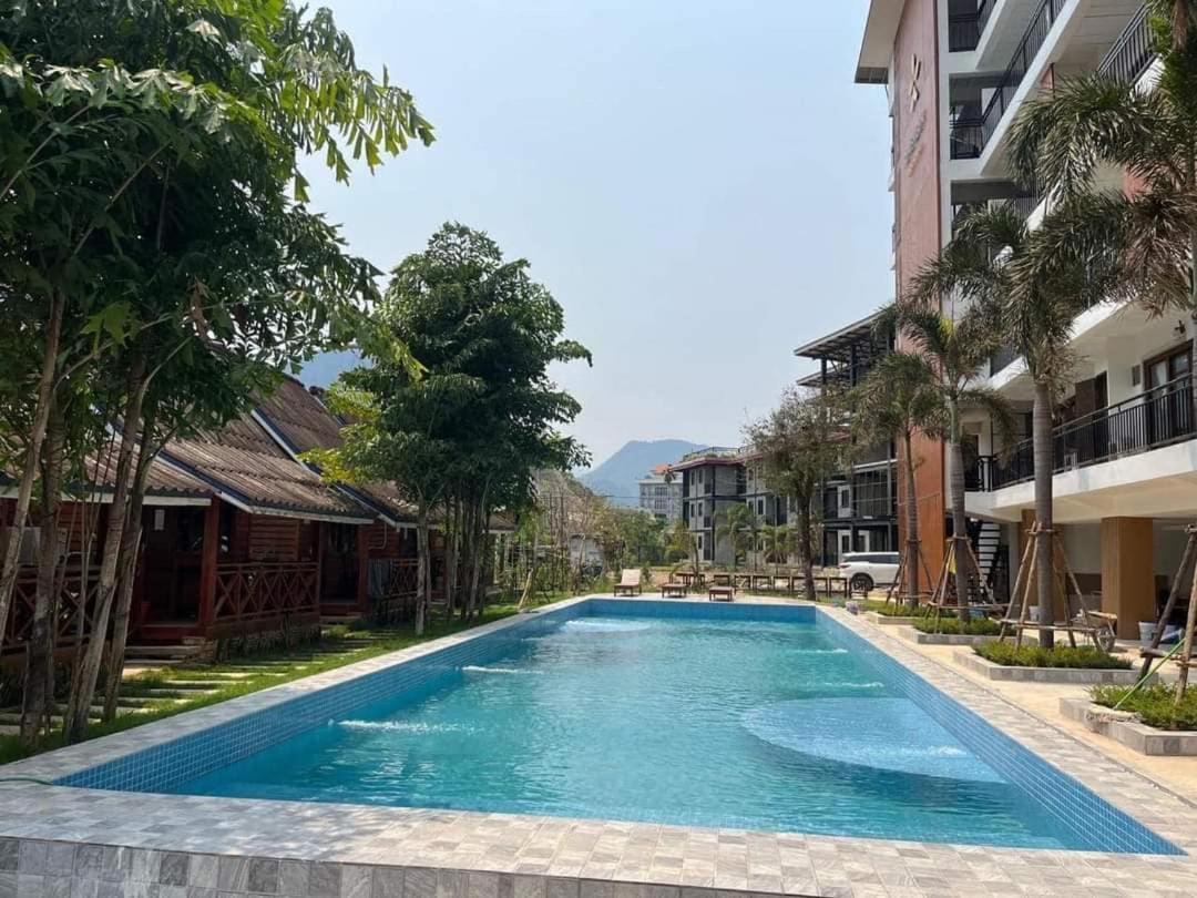 Vang Vieng Bungalows Eksteriør billede